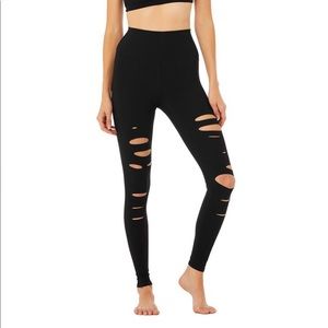 Alo High-Waist Ripped Warrior Legging